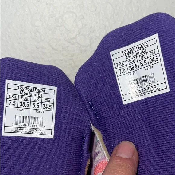 Brooks Women's Athletic Shoes - Ghost 14. Purple and Pink swirls - Picture 5 of 10